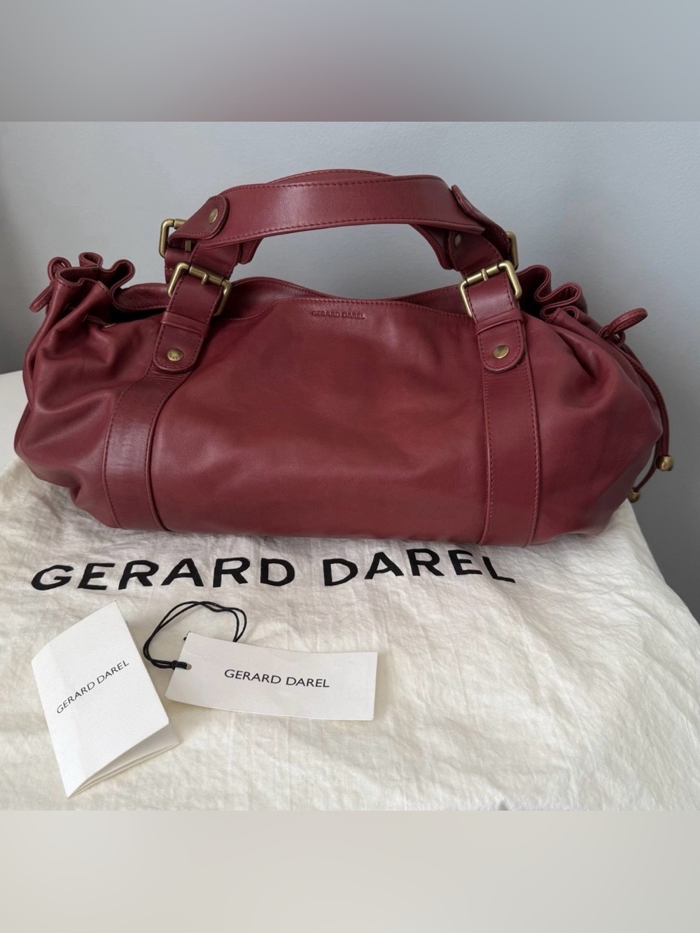 Gerard Darel Le 24H Shoulder Bag | Bordeaux